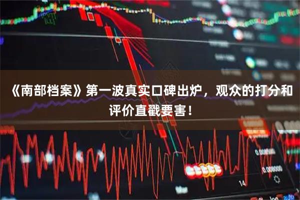 《南部档案》第一波真实口碑出炉，观众的打分和评价直戳要害！